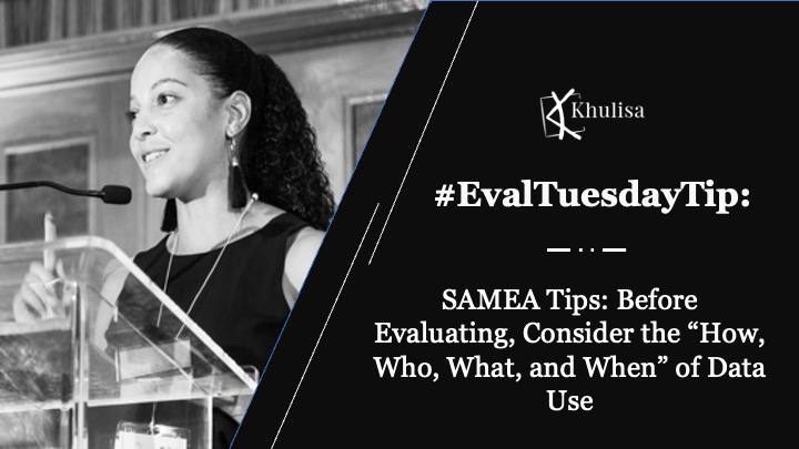 Leticia at SAMEA EvalTuesdayTip